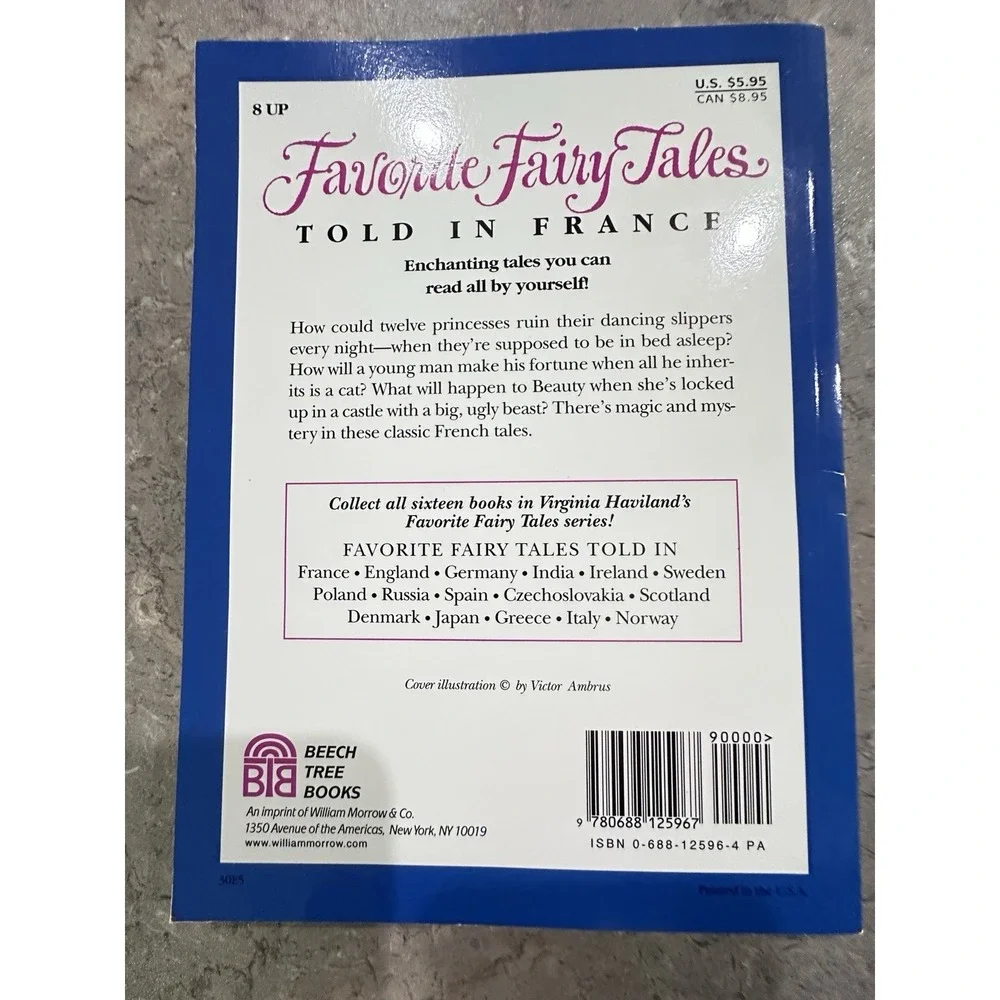 Vintage‎ Favorite Fairy Tales Told in France Book 1 Haviland Series Ambrus